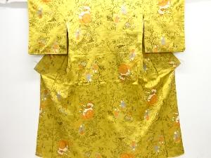 レトロ　アンティーク　獅子　大正ロマン　アンティーク着物　　NO レトロ アンティーク 獅子 大正ロマン アンティーク着物 NO